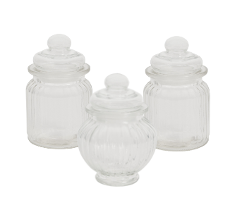 Bonbonnière petit en verre