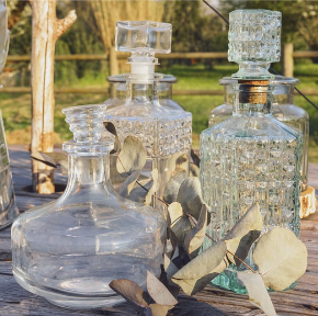 Lot 6 Carafes vintage