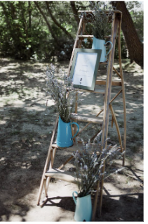 Escabeau de peintre en bois