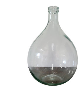 Dame Jeanne grande transparente 40cm