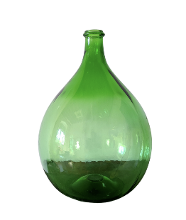 Dame jeanne ronde verte 40cm