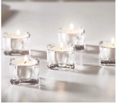 Bougeoirs chauffe plat carré