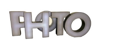 5 lettres lumineuses - PHOTO