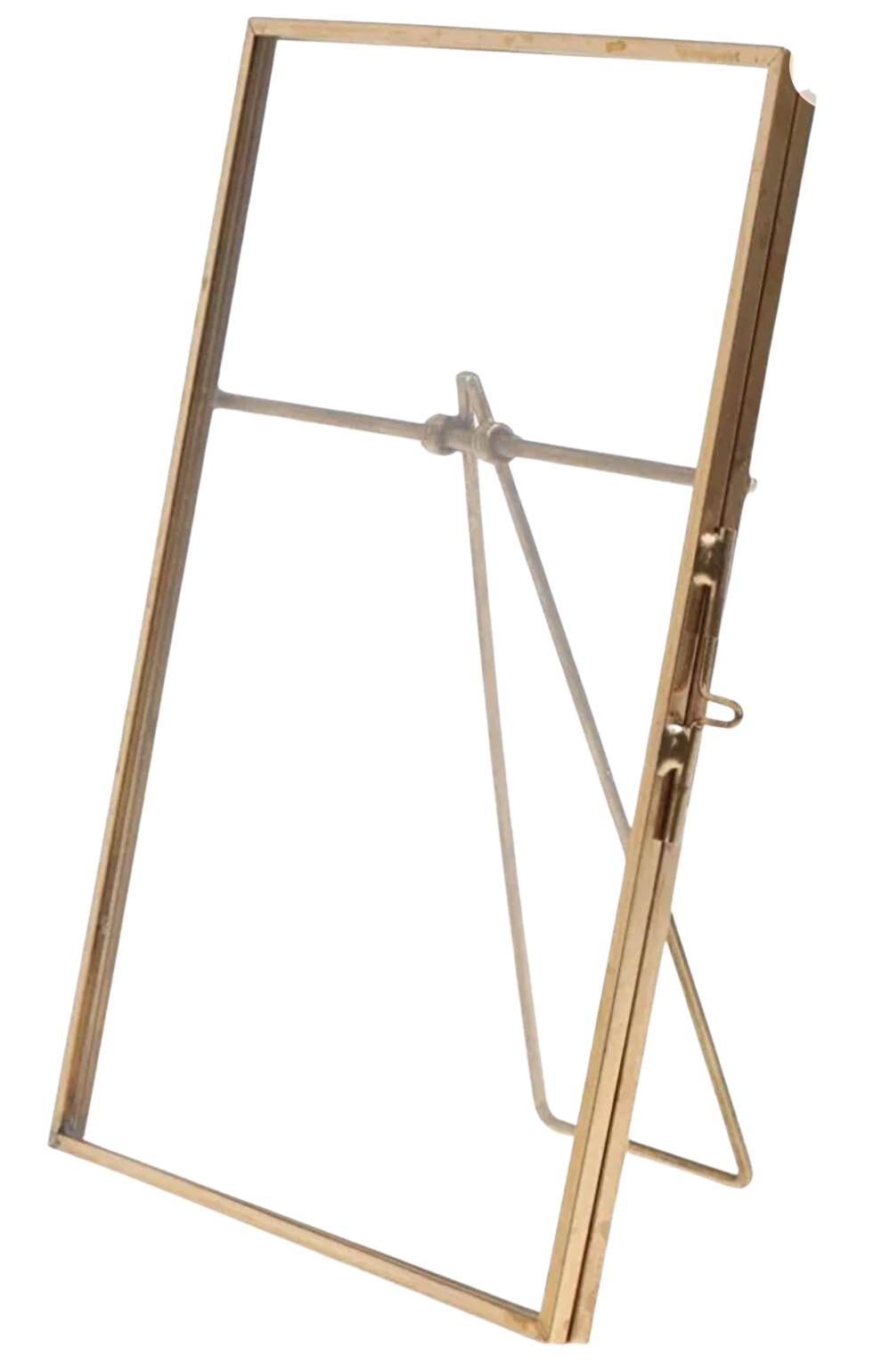 Cadre en verre doré