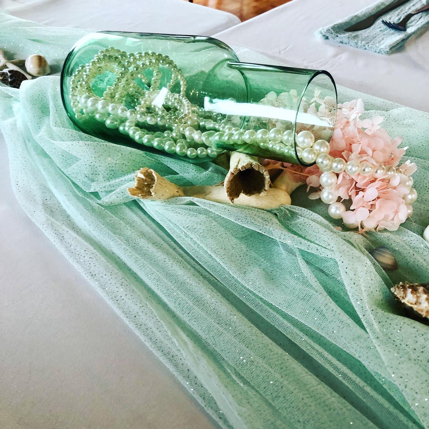 Décoration de table sirène