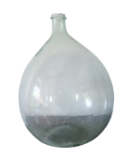 Dame Jeanne ronde transparente 40cm