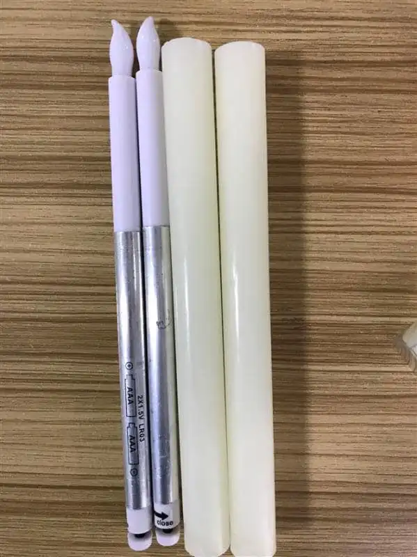 Kit de 2 bougies LED – modèle chandelle