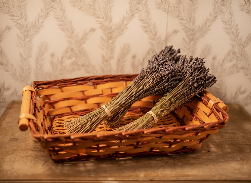 Panier rectangulaire tressé