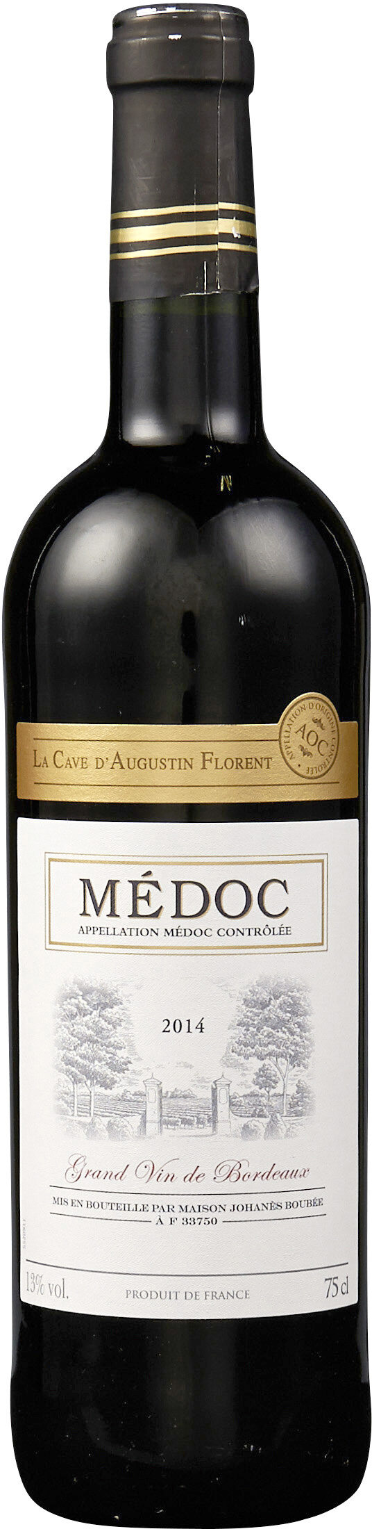 Bouteille Medoc Grand vin de Bordeaux