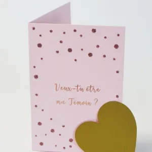 Carte à gratter Veux-tu être mon témoin