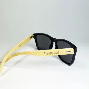 Lunette en bois Team du marié