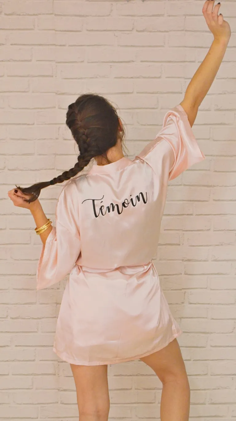 Peignoir témoin XL