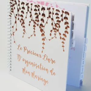 Livre orga chic, rose gold