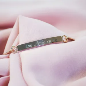Bracelet Une Amie en or
