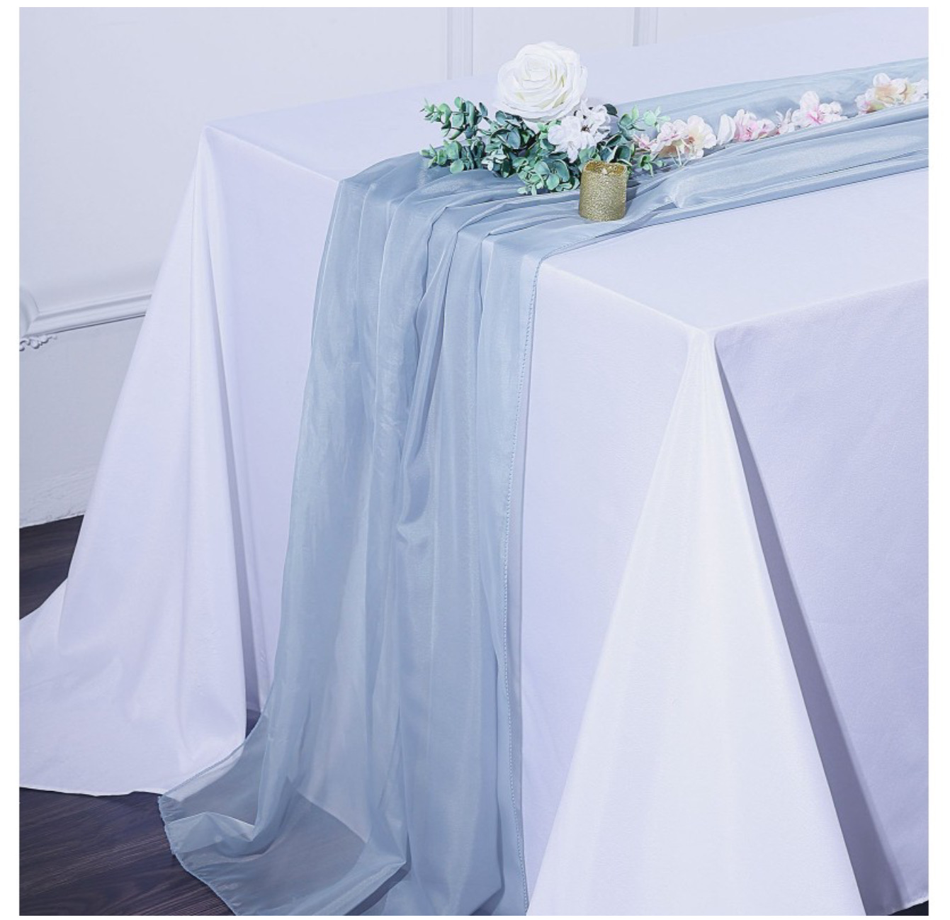 CHEMIN DE TABLE MOUSSELINE