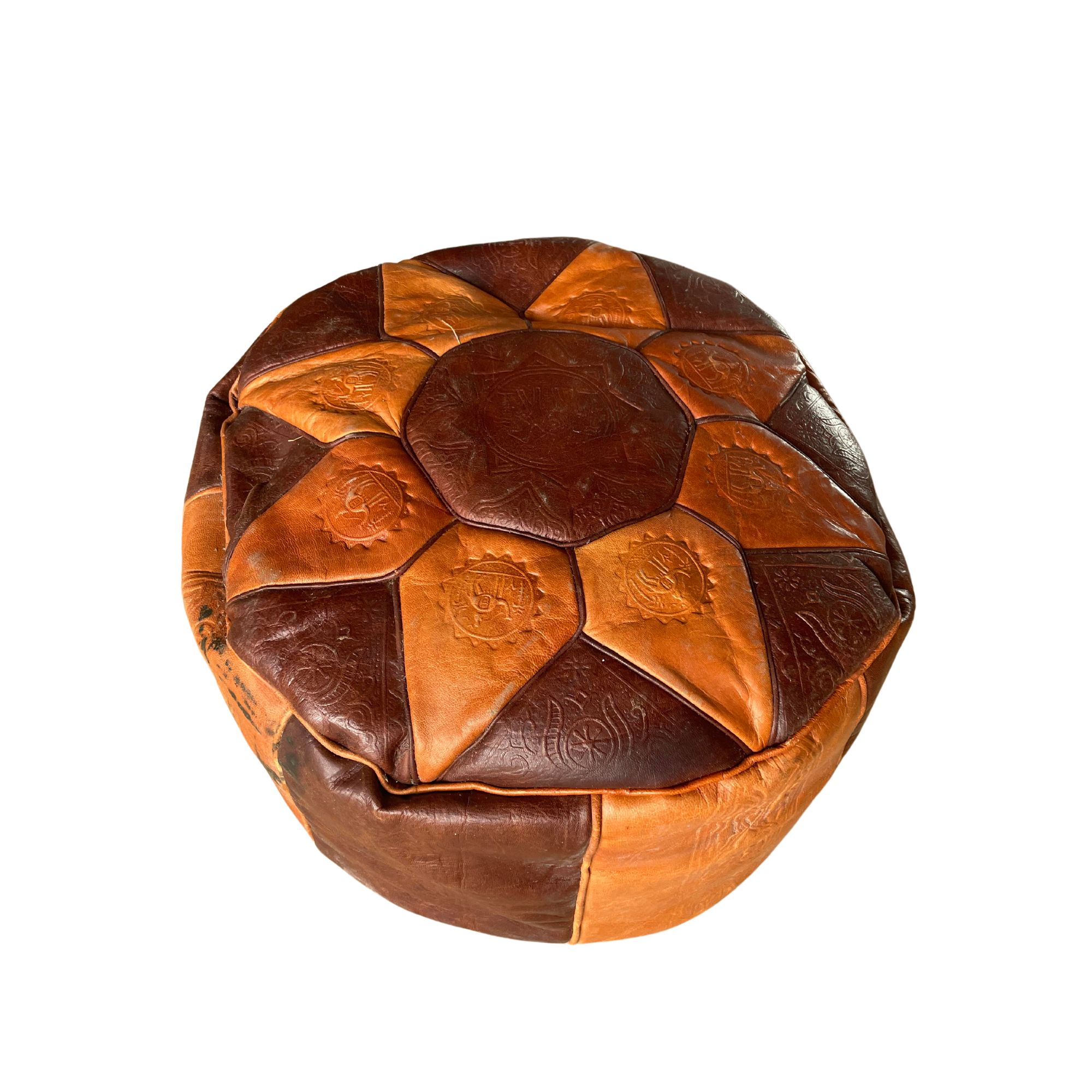 Pouf Gauvain - marron