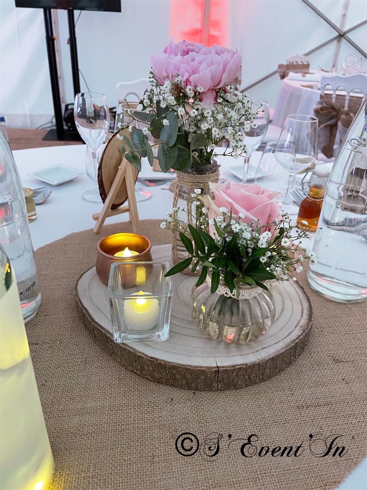 PETIT VASE BOULE DENTELLE