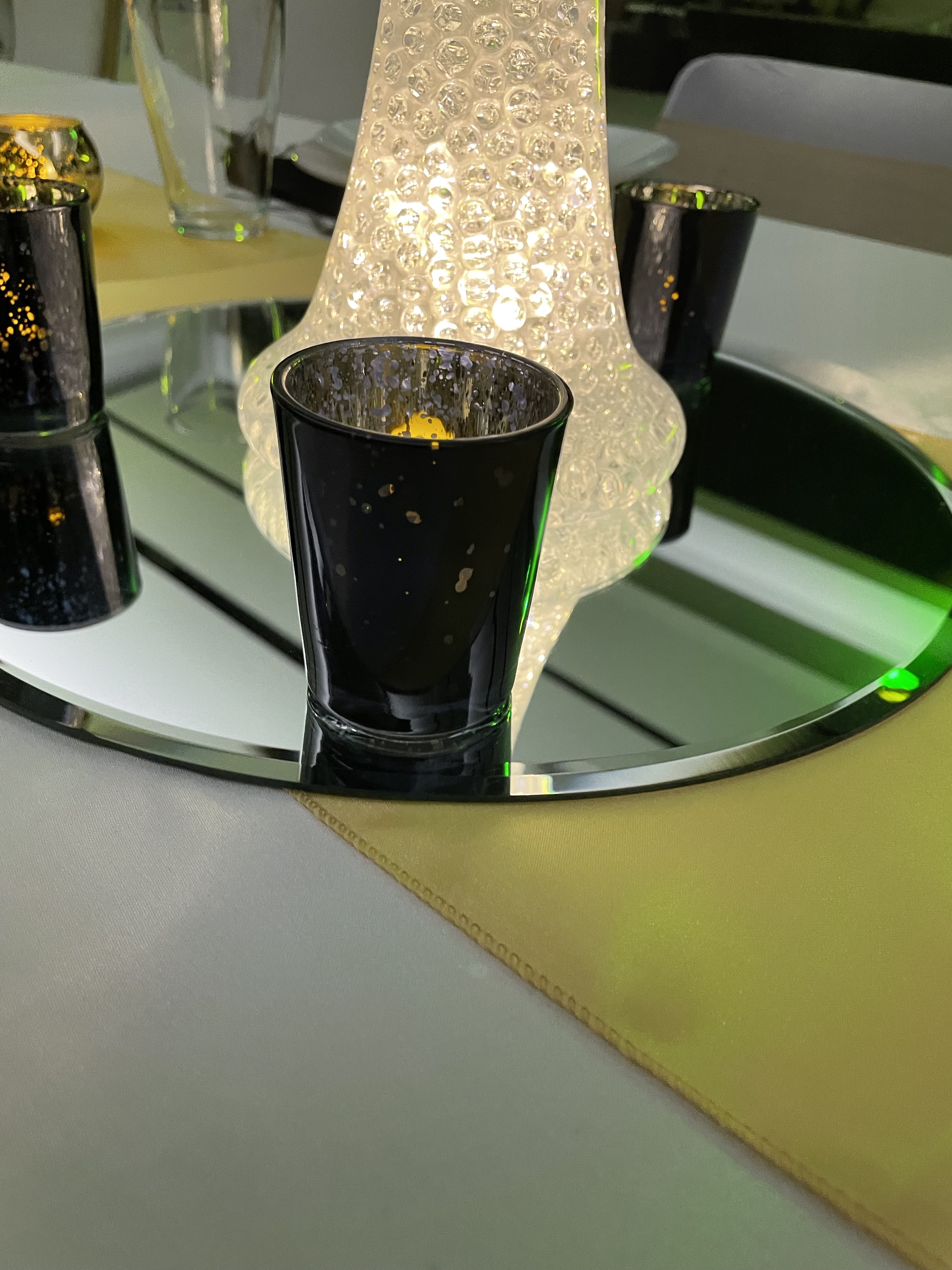 PHOTOPHORE VERRE MERCURISÉ