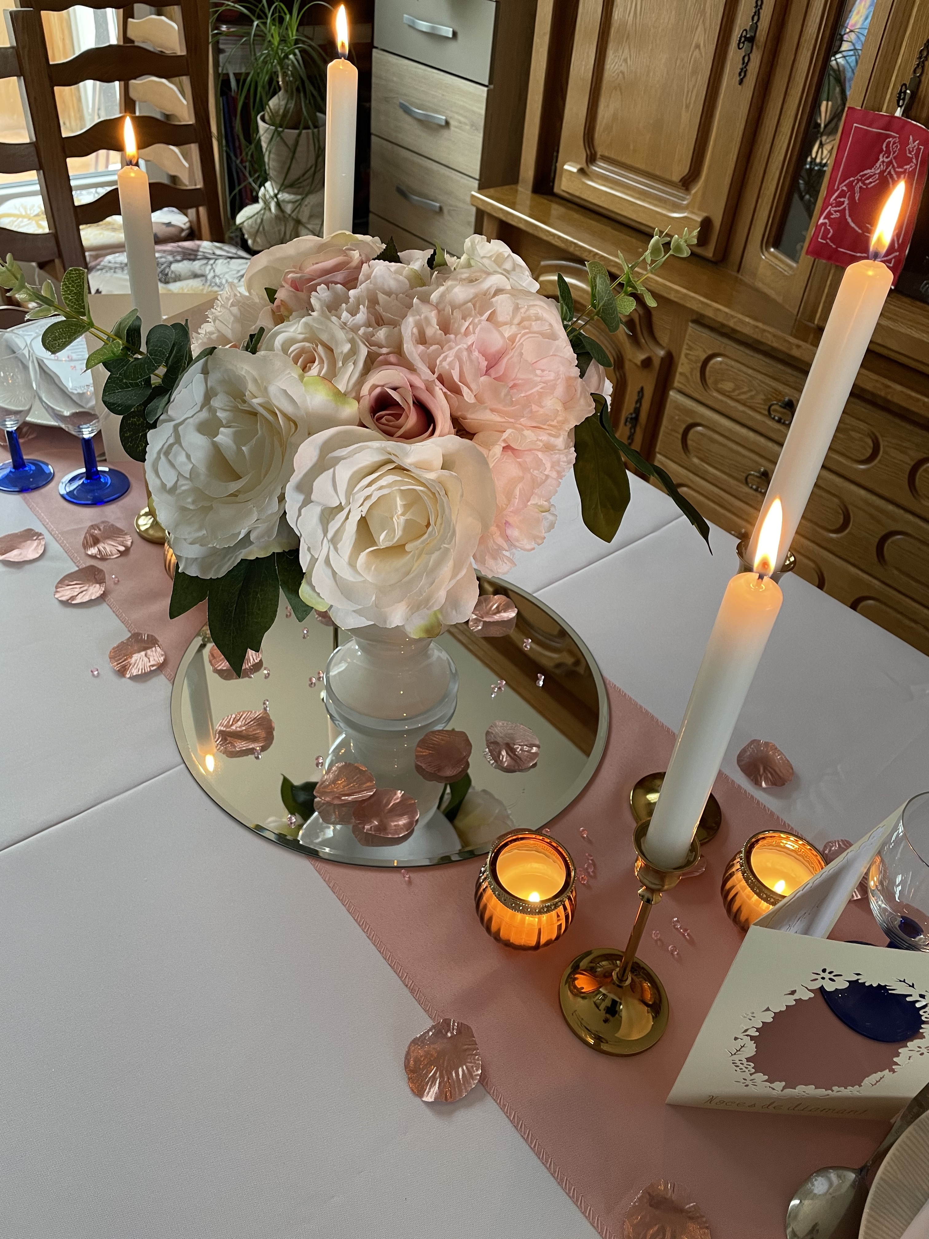 MIROIR CENTRE DE TABLE