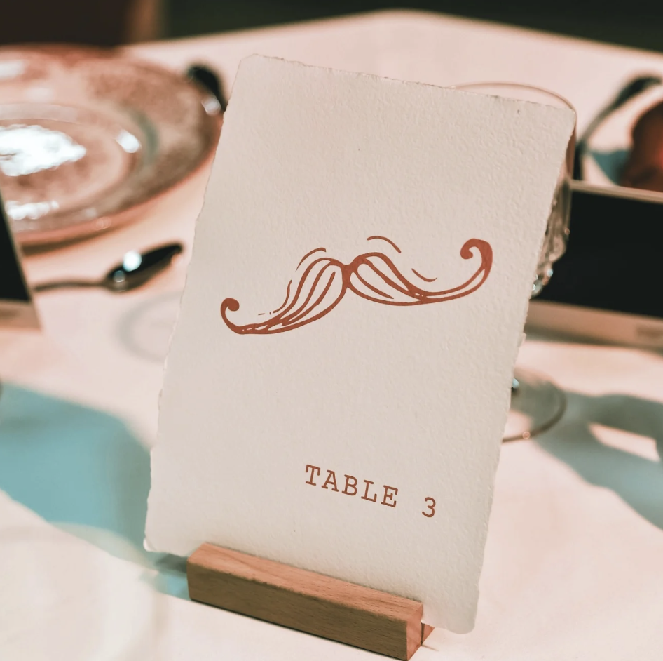 Numéro de table personnalisé