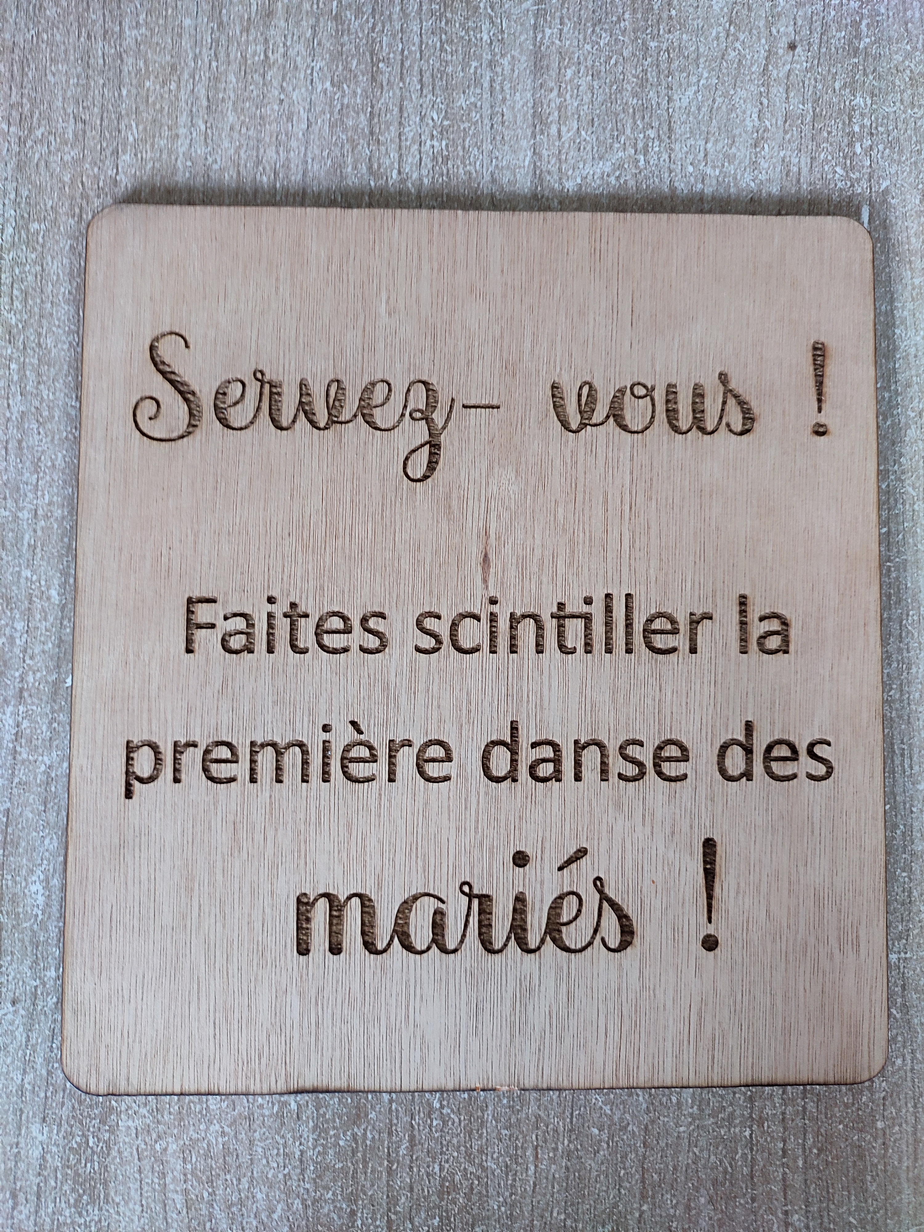 Panneau scintillement