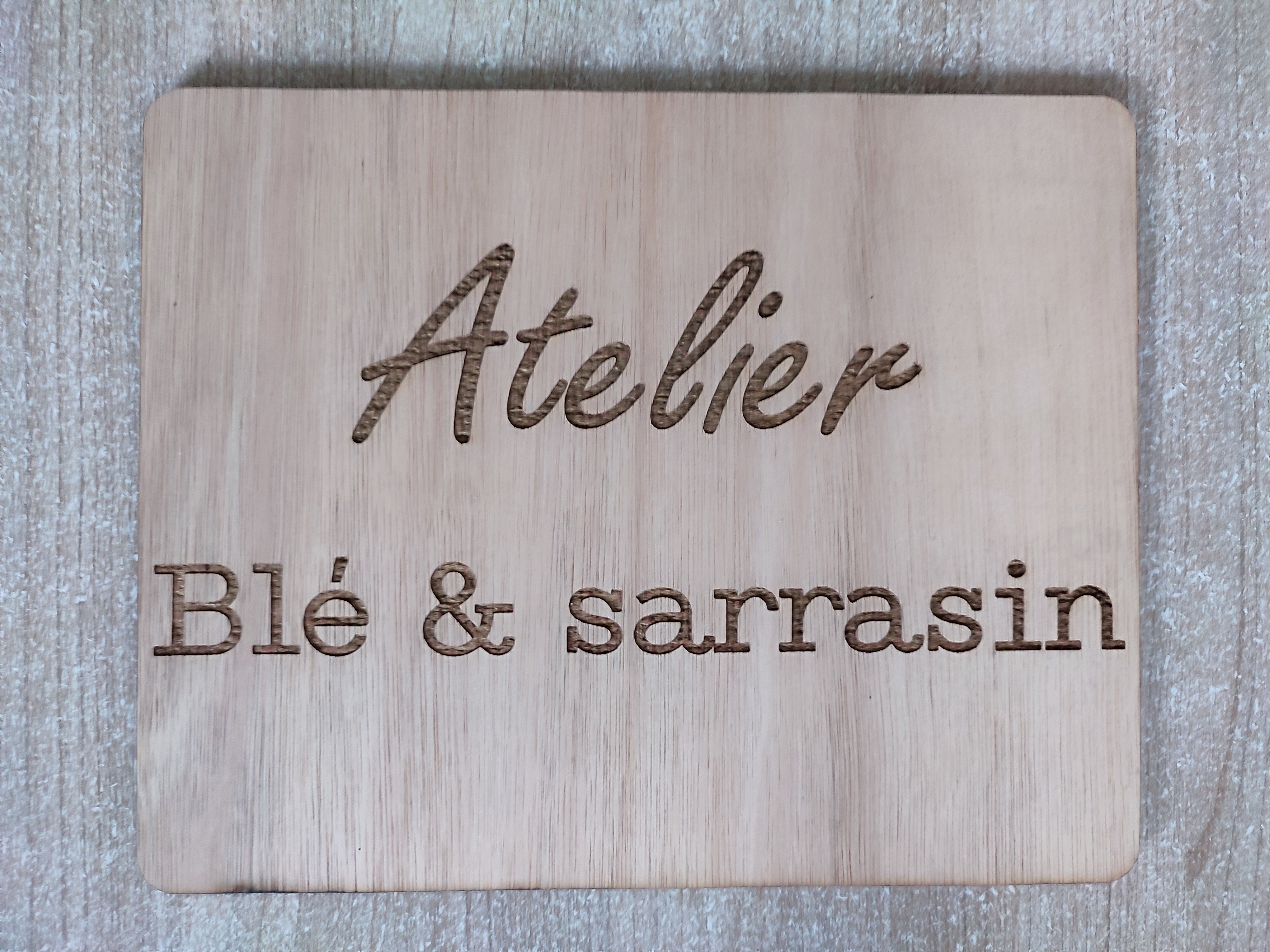 Panneau Atelier blé et sarrasin