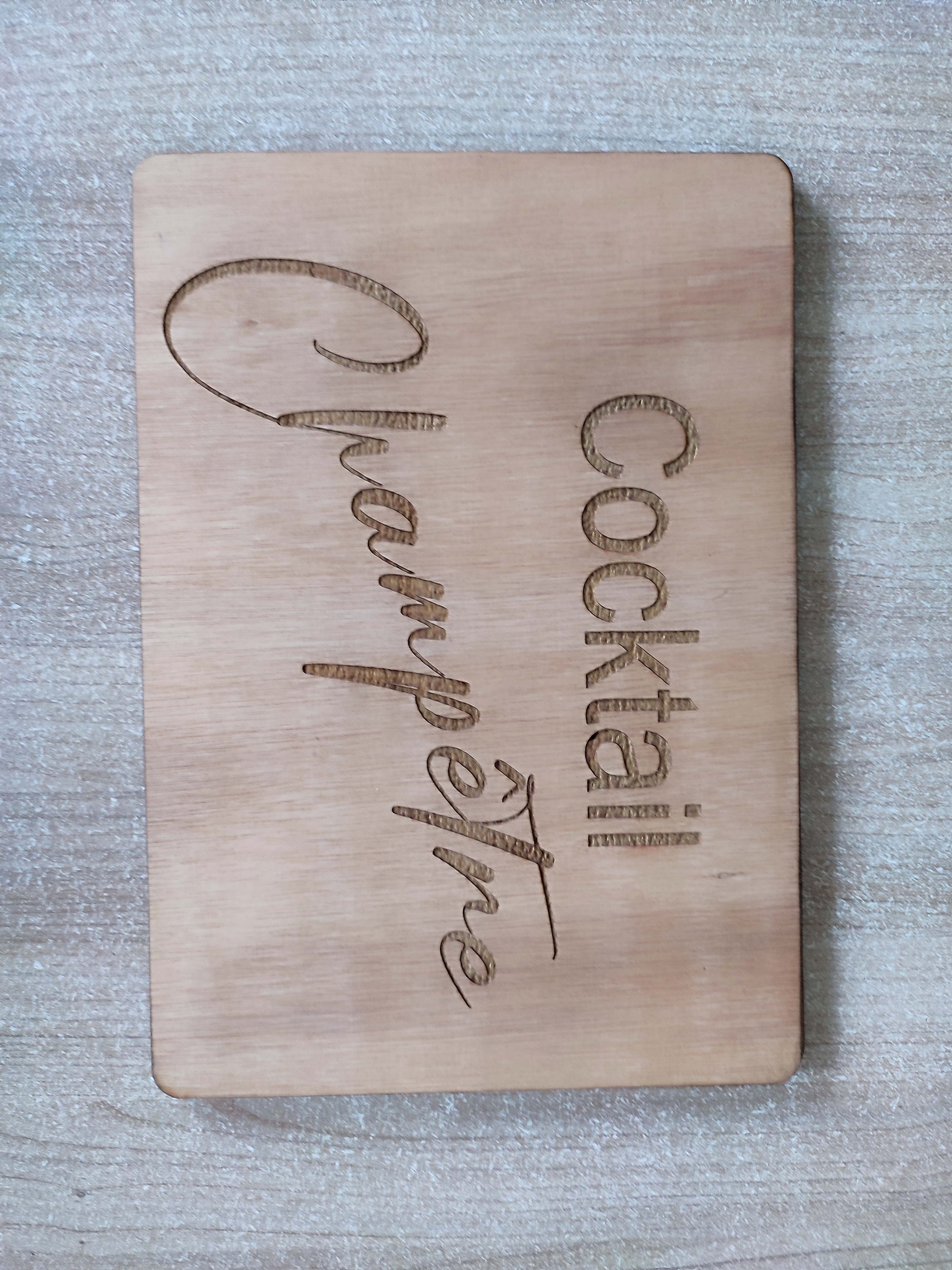 Panneau coctail champêtre