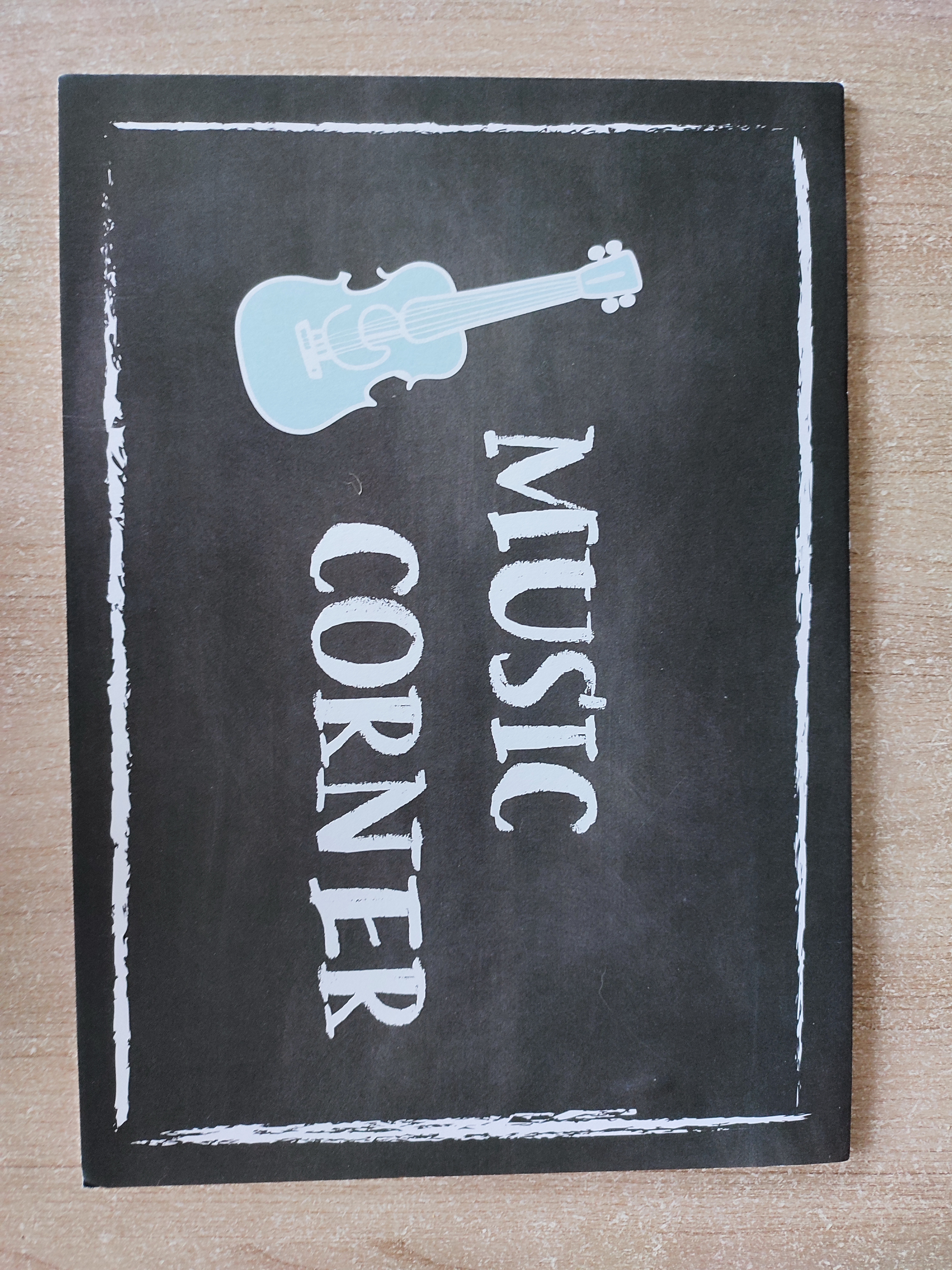 Panneau Music corner - carton plume