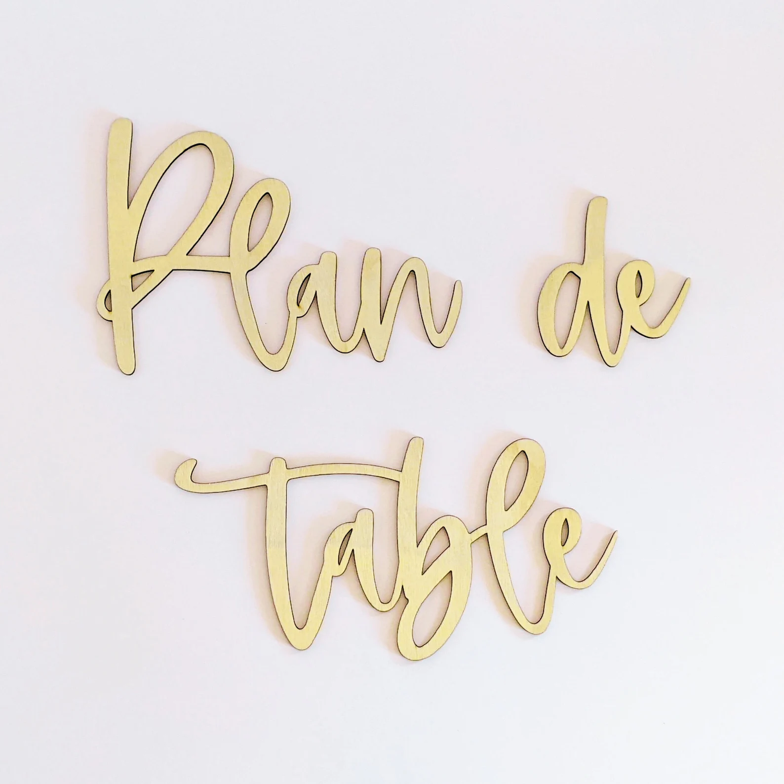 Signalétique Plan de table