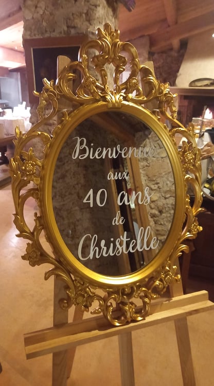 Miroir Baroque Doré