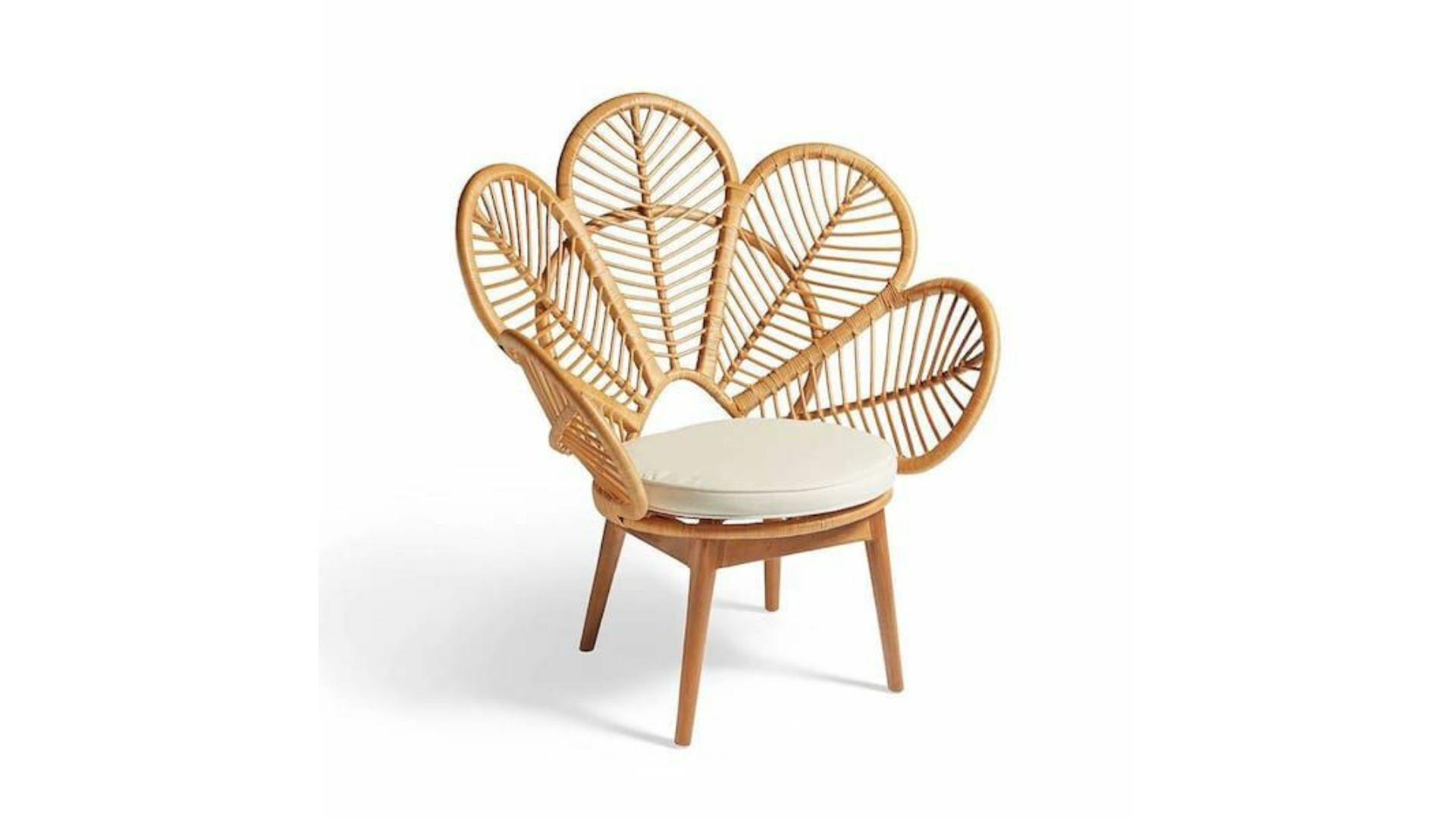 fauteuils en fleurs en osier