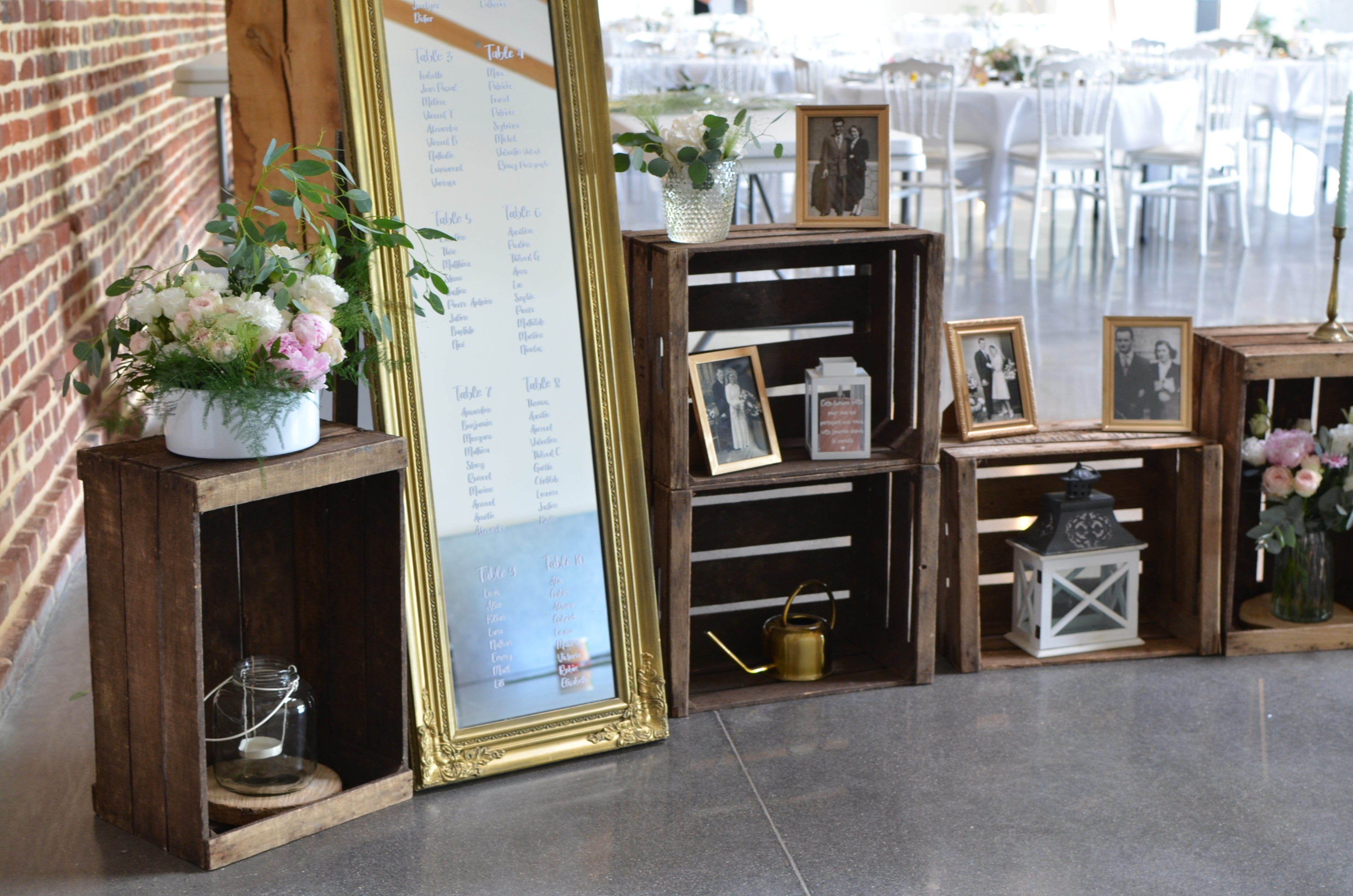 Miroir Doré (sur pied)