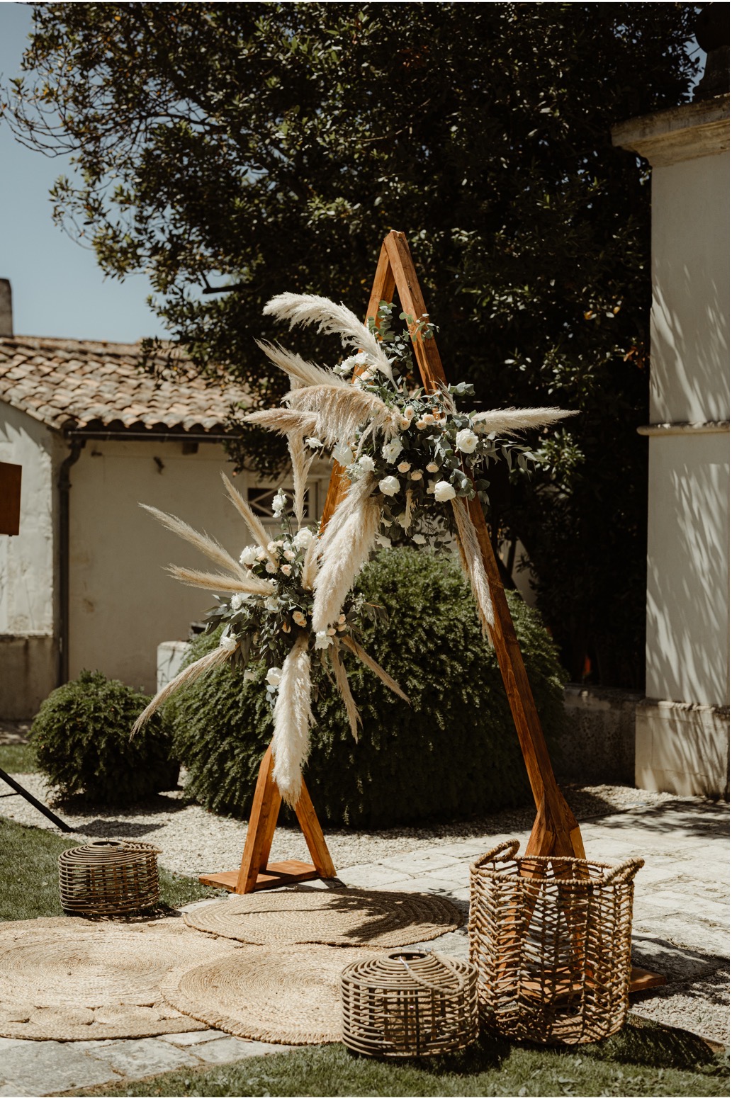 Arche triangulaire bois