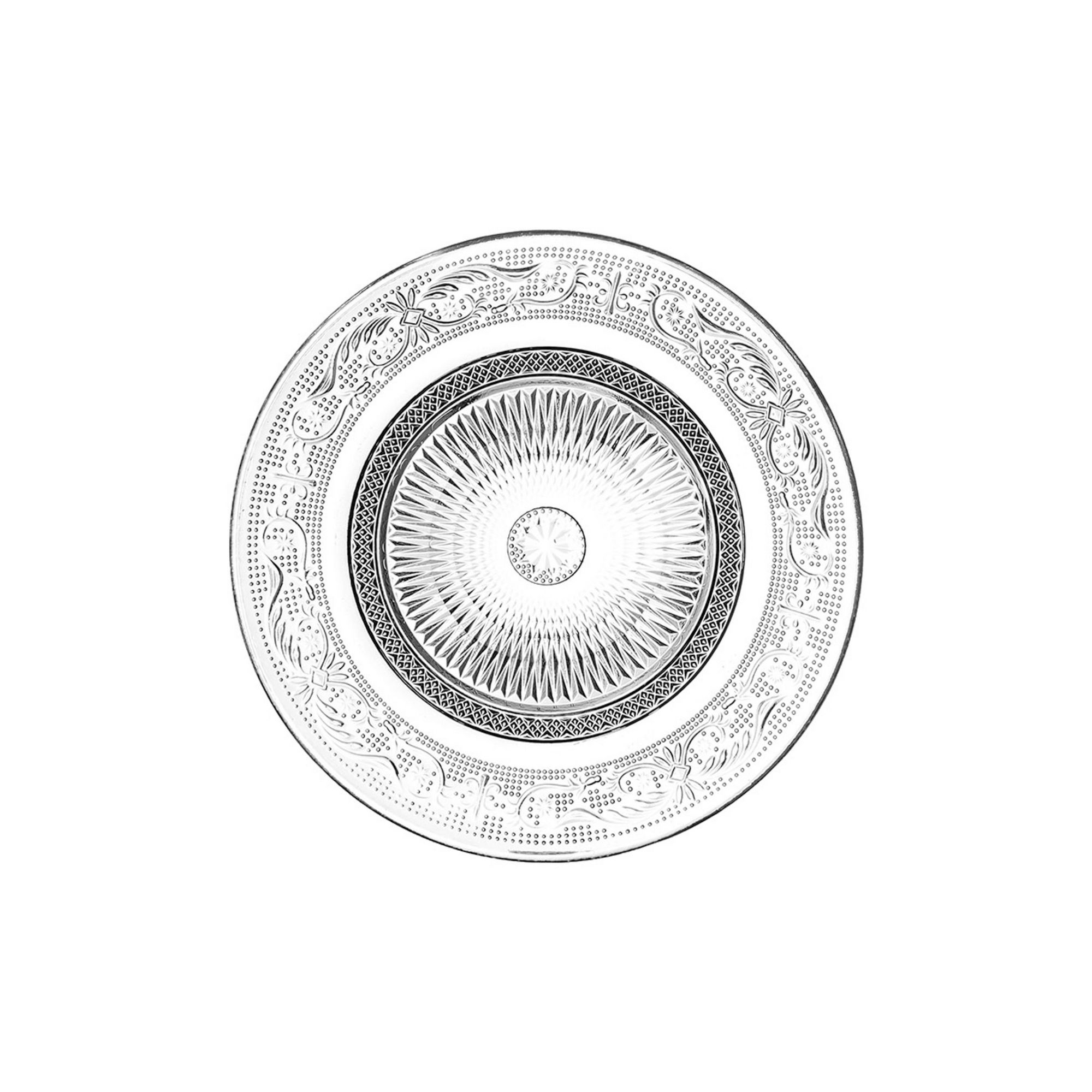 Assiette transparente - Grand modèle