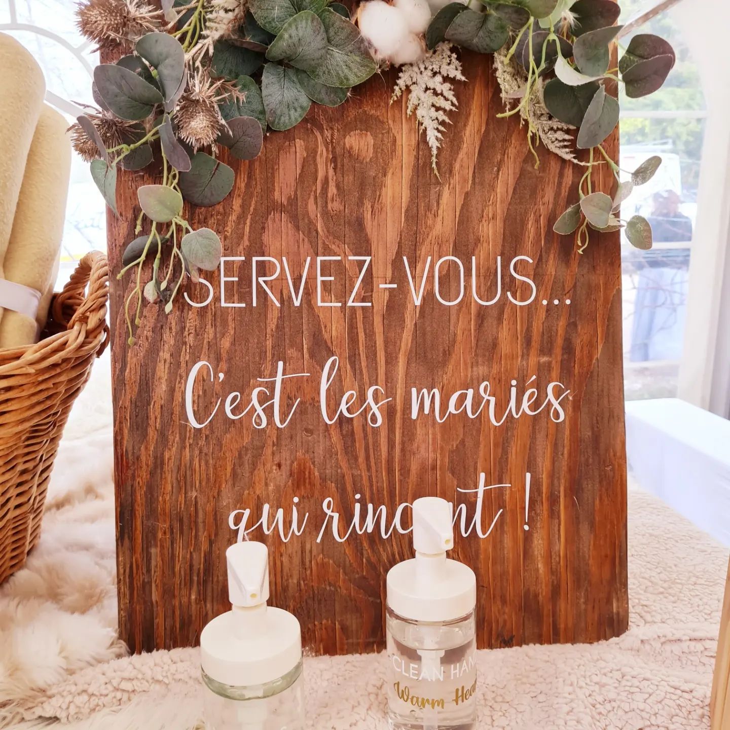 Panneau chevalet en bois