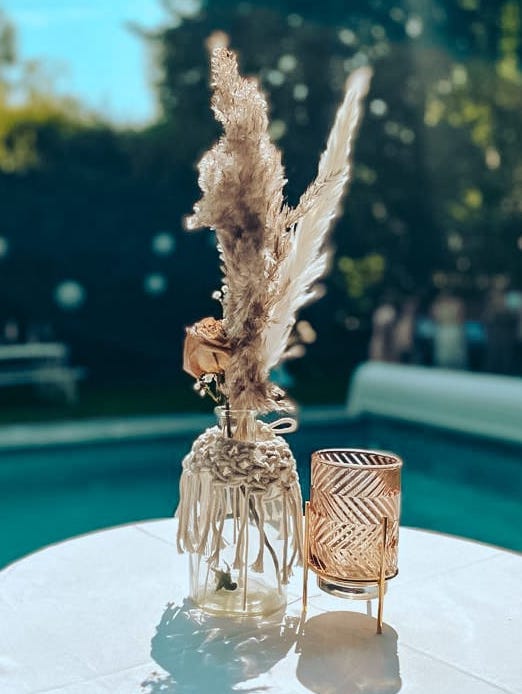 Vase macramé - moyen modèle