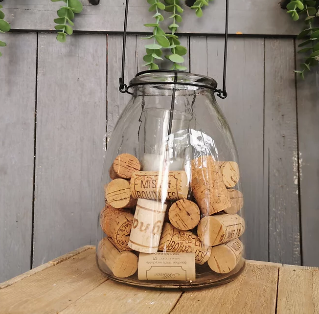 Petite lanterne en verre