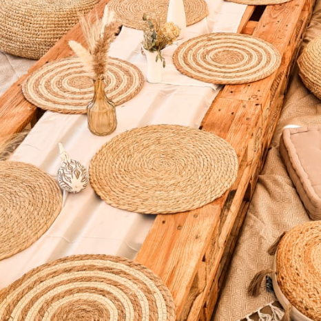 Set de table corde beige