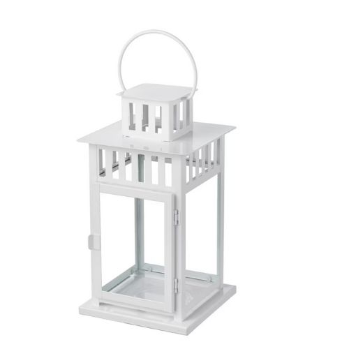 lanterne blanche - H28 cm