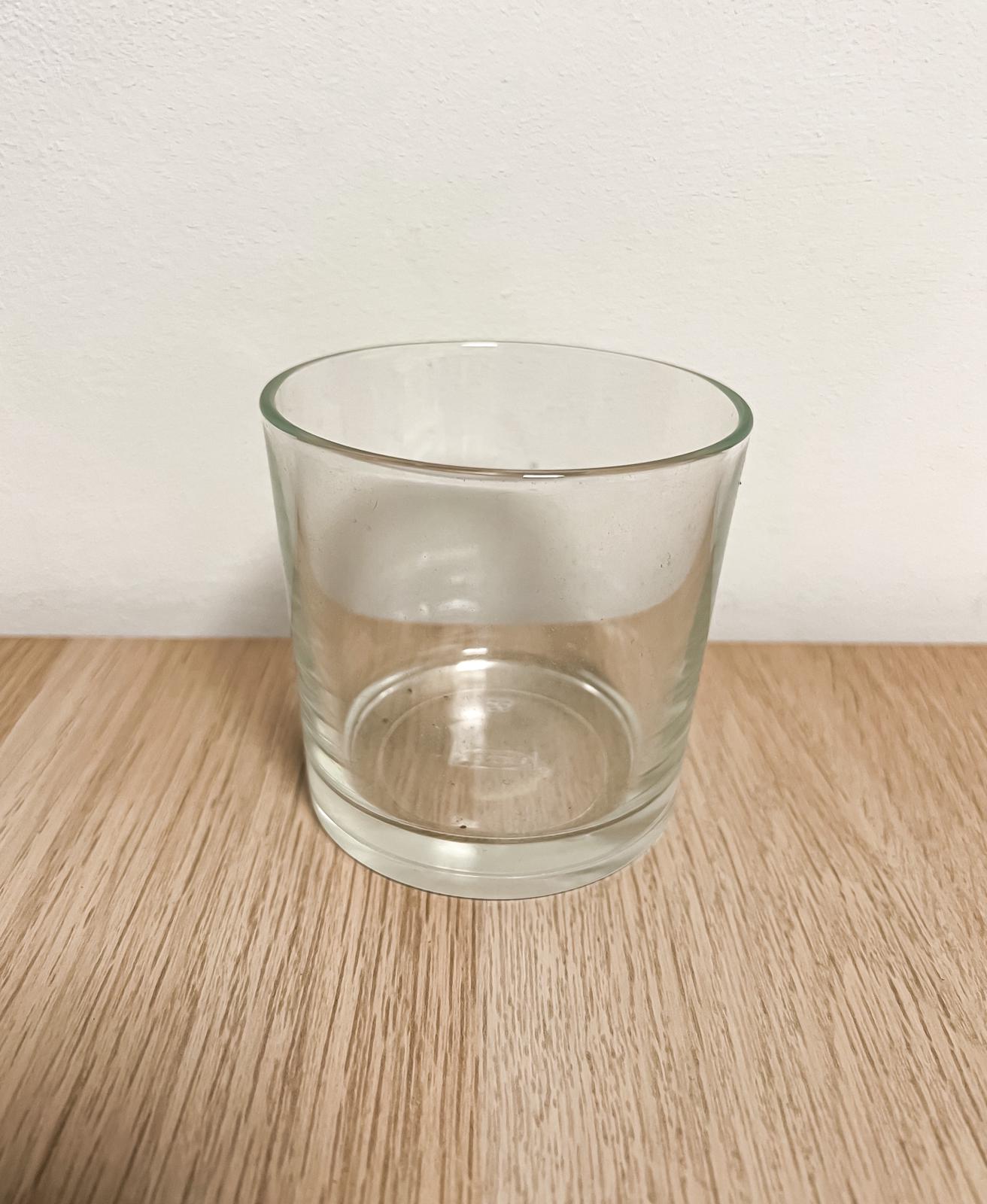 Petits vase / photophore fond épais H11cm