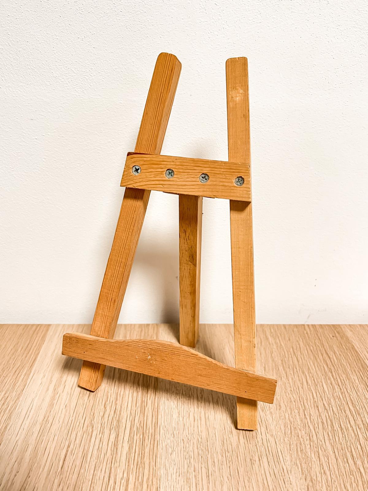 Mini chevalet bois pour menu GM