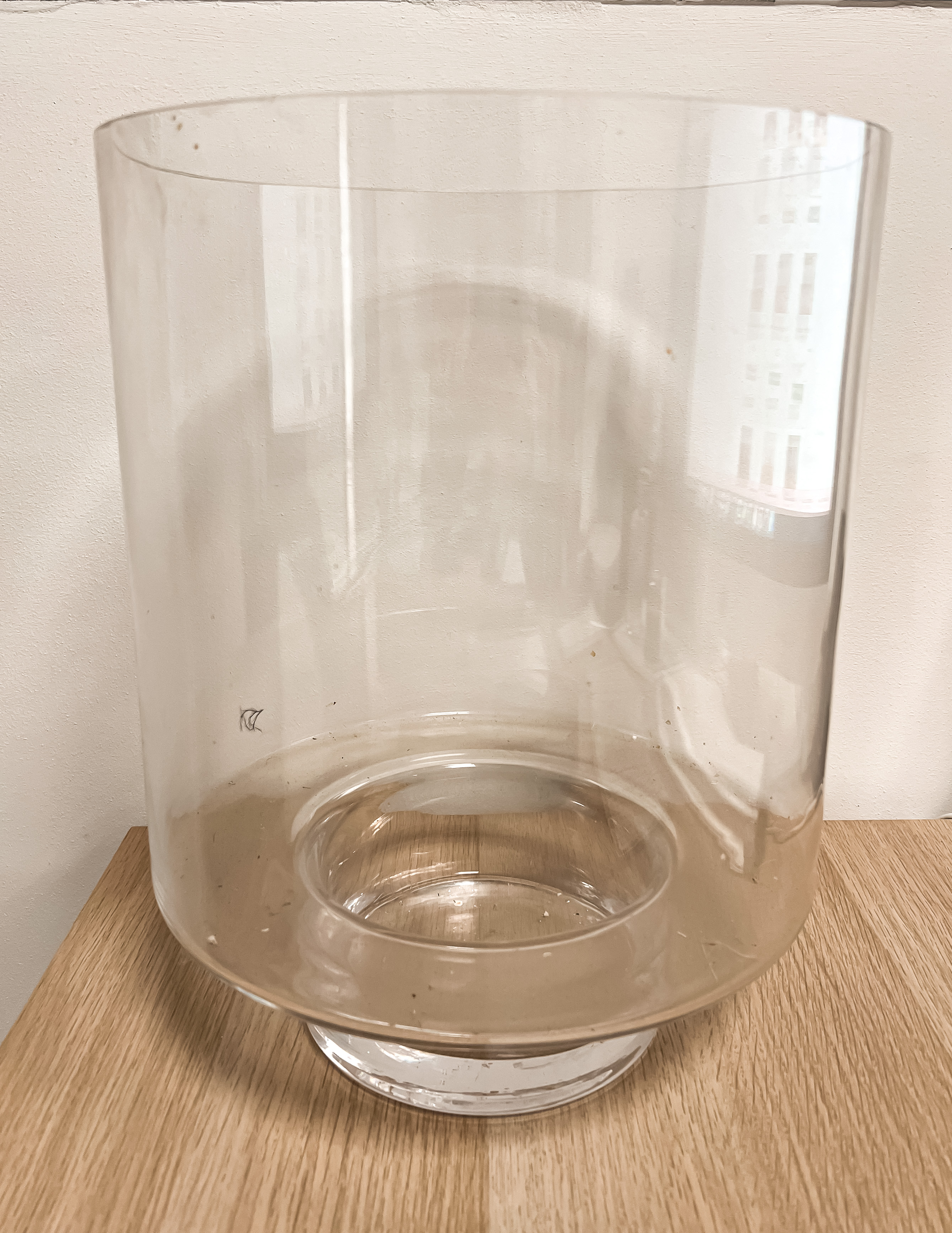 Vase cylindrique sur pied GM