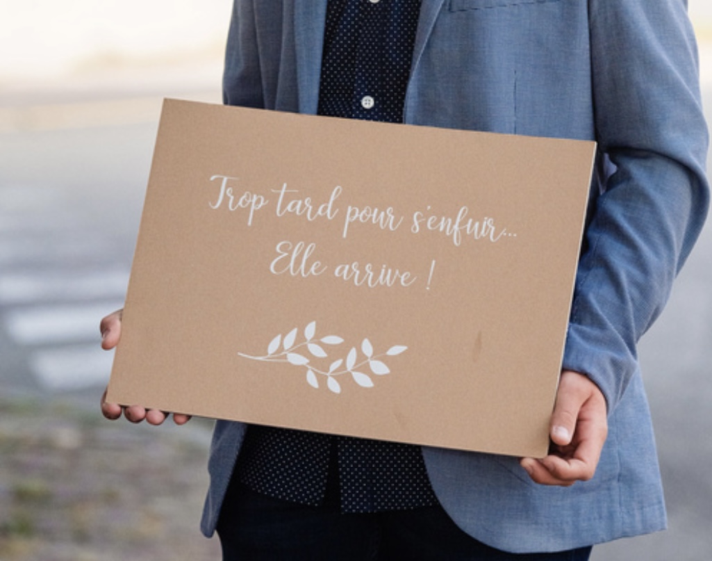 Pancarte pour enfant