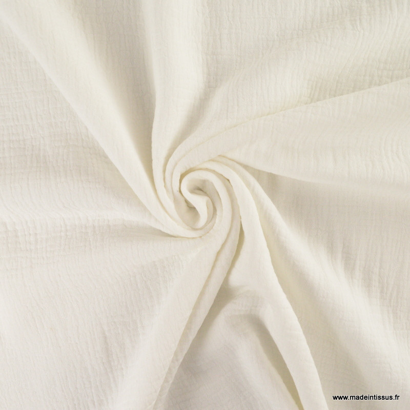 Serviettes blanches gaze de coton