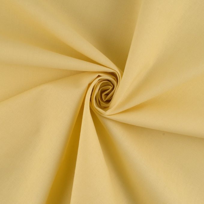 Serviettes jaune pastel coton