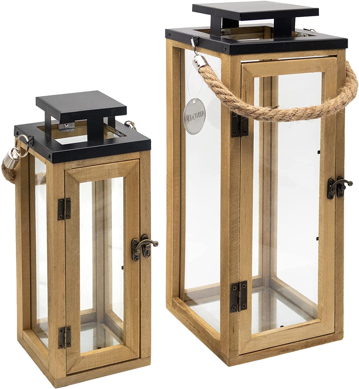 Duo de Lanternes en Bois