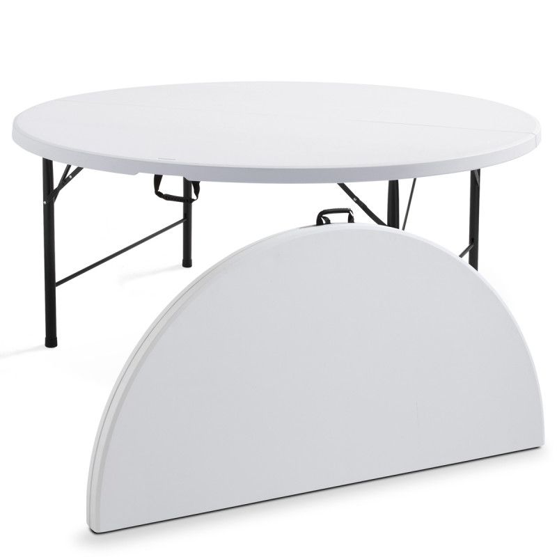 TABLE RONDE 180 CM PLIANTE
