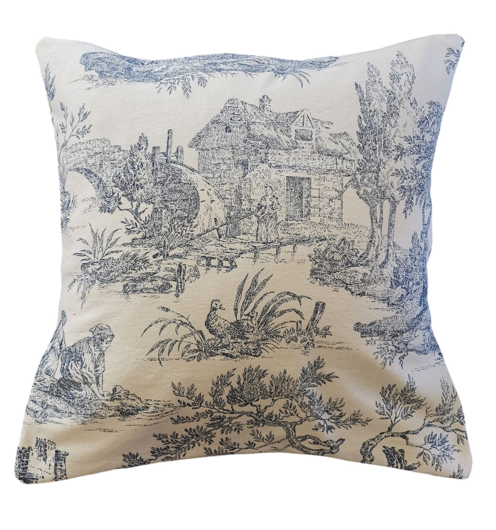 Coussin  style Toile de Jouy