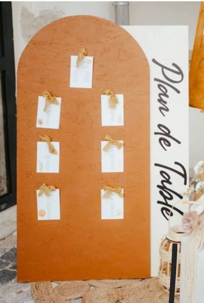 Panneau plan de table