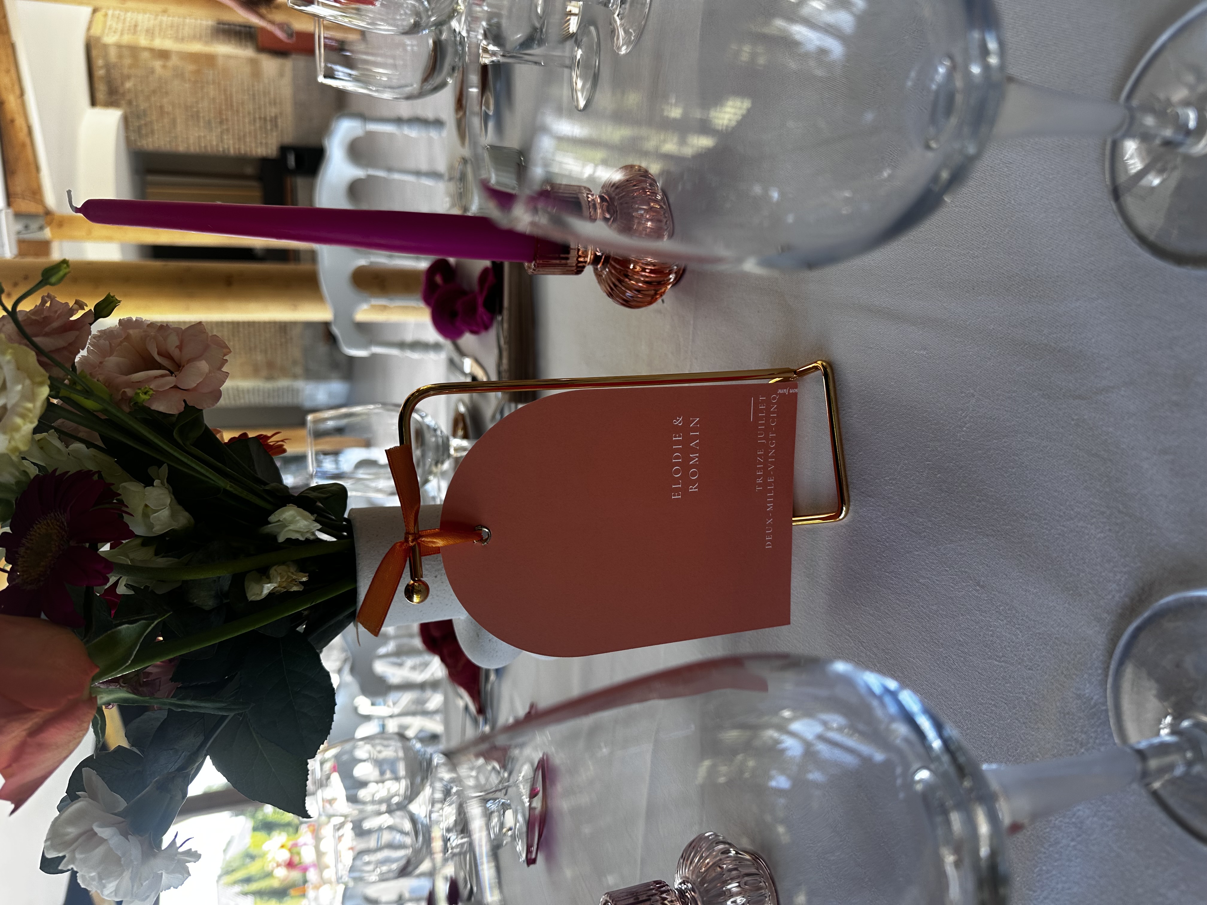 porte menu/nom de table - Elodie